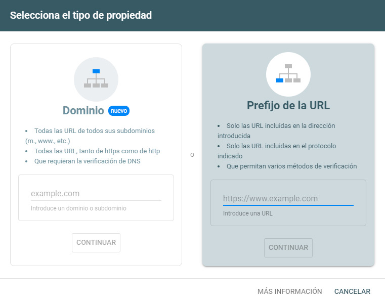 Dar alta Google Search Console